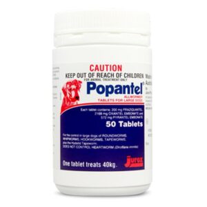 Popantel For Dogs 40 Kg 50 Tablet