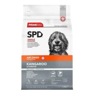 Prime100 Spd Single Protein Diets Air Dried Kangaroo & Pumpkin All Life Stages Dry Dog Food 2.2 Kg