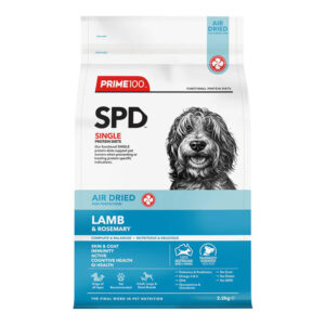 Prime100 Spd Single Protein Diets Air Dried Lamb & Rosemary All Life Stages Dry Dog Food 2.2 Kg