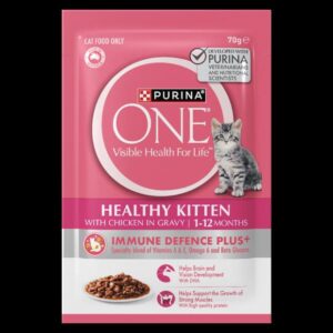 Purina One Kitten Chicken In Gravy Wet Cat Food Pouches