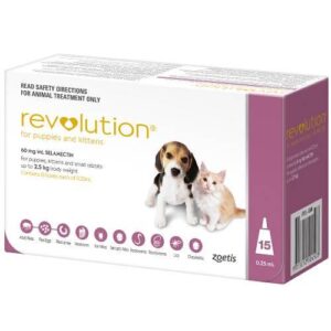 Revolution Mauve/Pink for Puppies and Kittens 15 pack