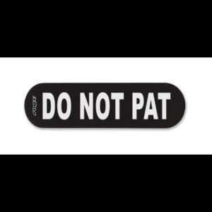 Rogz Badge For Letzgo Dog Harness Do Not Pat