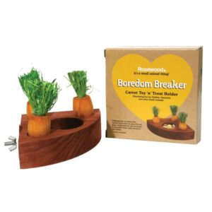 Rosewood Carrot Toy N Treat Holder Activity Toy For Small Animals