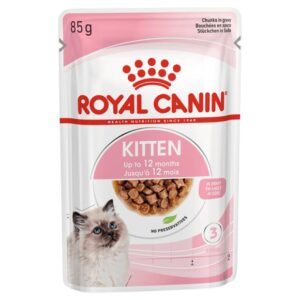 Royal Canin Kitten Instinctive Gravy Wet Cat Food Pouches
