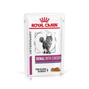 Royal Canin Veterinary Renal Chicken Wet Cat Food Pouches