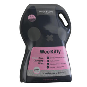 Rufus & Coco Wee Kitty Kitten Corn Clumping Cat Litter 4 Kg