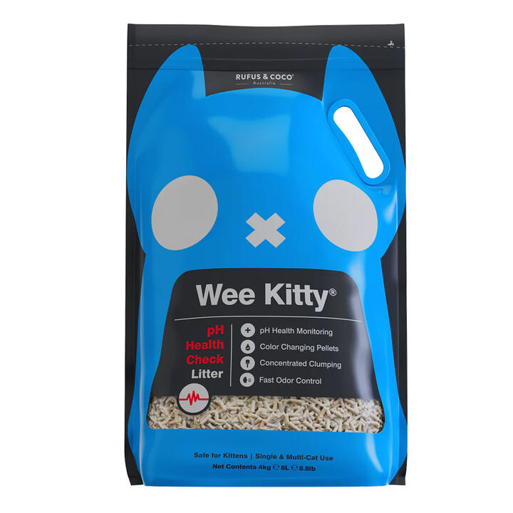 Rufus & Coco Wee Kitty Ph Health Check Cat Litter 4 Kg