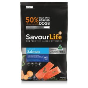 SavourLife Grain Free Adult Salmon Dog Food 10kg