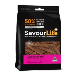 SavourLife Natural Treats Australian Beef Strips 165g