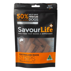 Savourlife Australian Duck Strips Treats For Dogs 150 Gm