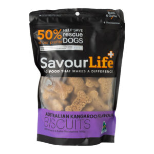 Savourlife Australian Kangaroo Flavour Biscuit Treats For Dogs 500 Gm