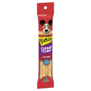 Schmackos Chomp N Chew Single Large Dog Beef