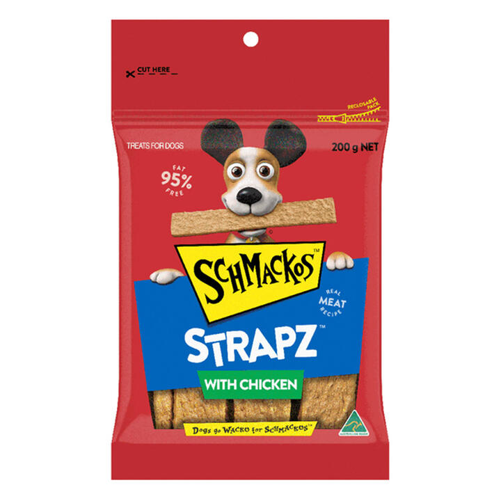 Schmackos Strapz With Chicken Real Meat Recipe Dog Treats 200 Gm