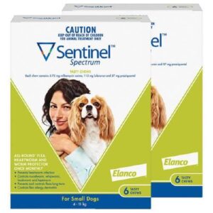 Sentinel Spectrum Chews Small Green 12 pack