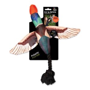 Spunky Pup Fly And Fetch Duck 1 Pack