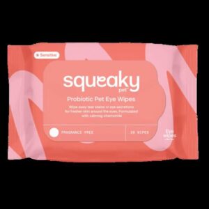 Squeaky Pet Probiotic Pet Eye Wipes Fragrance Free