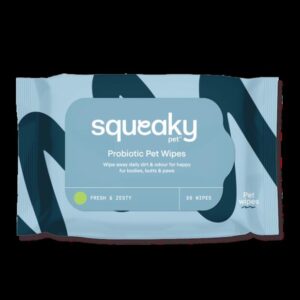 Squeaky Pet Probiotic Pet Wipes Fresh And Zesty