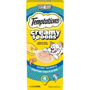 Temptations Creamy Spoons Savoury Salmon And Tempting Tuna Flavour