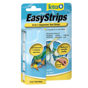 Tetra Easystrips 6-In-1 Aquarium Test Strips For Fish 25 Pieces