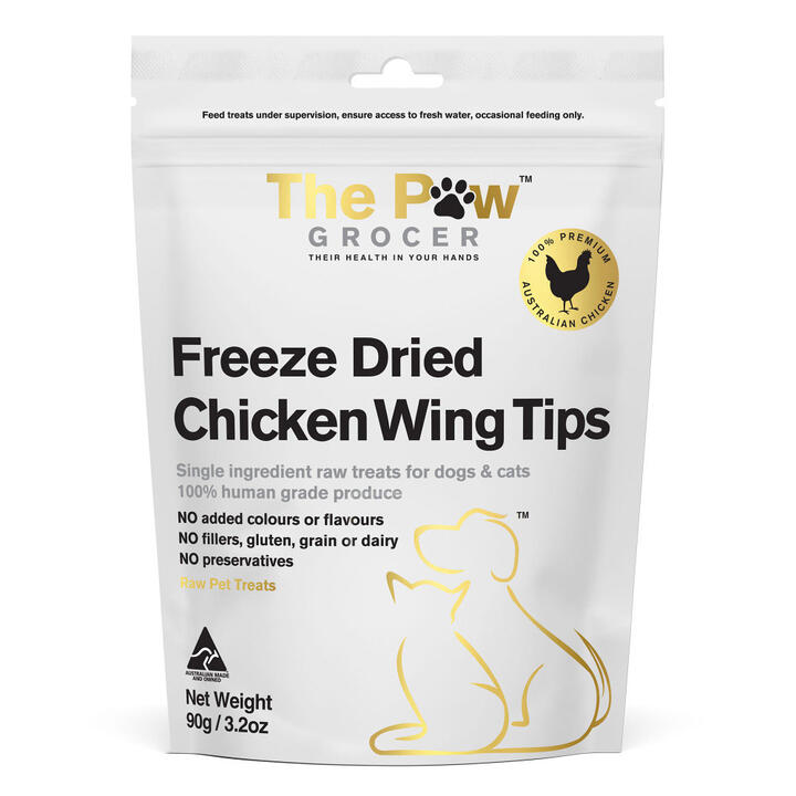 The Paw Grocer Freeze Dried Chicken Wing Tips Dog And Cat Treats 90 Gm