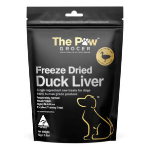 The Paw Grocer Freeze Dried Duck Liver For Dogs 72 Gm