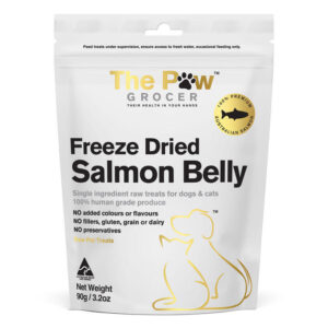 The Paw Grocer Freeze Dried Salmon Belly Dog And Cat Treats 90 Gm
