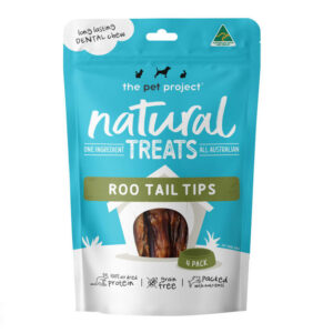 The Pet Project Natural Treats Roo Tail Tips 4 Pack