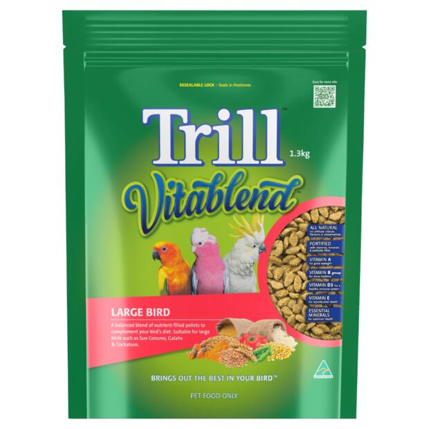 Trill Vitablend Large Bird Pellets
