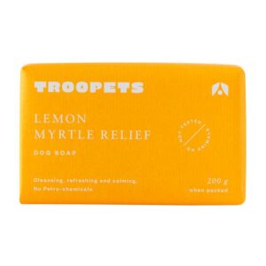 Troopets Dog Soap Lemon Myrtle Relief