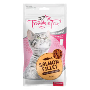 Trouble & Trix Salmon Fillet Cat Treats 85gm 1 Pack