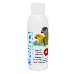 Vetafarm Multivet Liquid With Moulting Aid For Birds 50 Ml