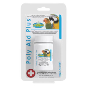 Vetafarm Poly Aid Plus First Aid Supplement For Sick And Injured Birds And Animals 40 Gm