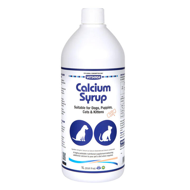 Vetsense Calcium Syrup For Dogs & Cats 1 Litre