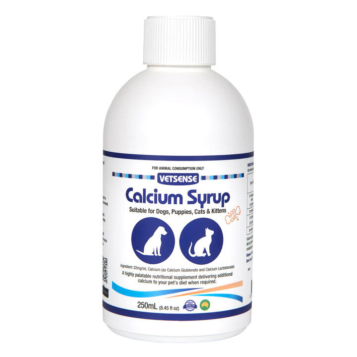 Vetsense Calcium Syrup For Dogs & Cats 250 Ml
