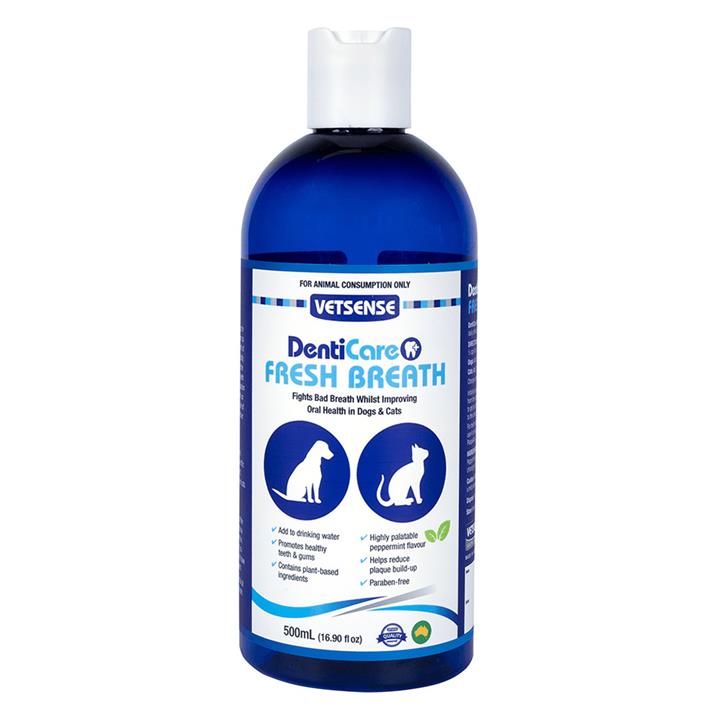Vetsense Denticare Fresh Breath For Dogs & Cats 500 Ml
