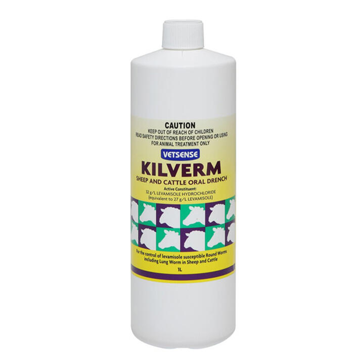 Vetsense Kilverm Oral Drench For Sheep & Cattle 1 Litre