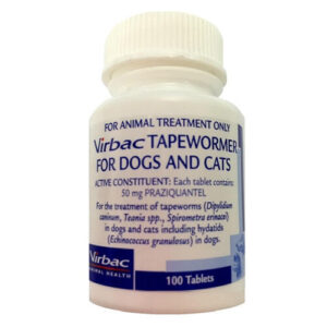 Virbac Tapewormer For Dogs 100 Tablet