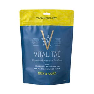 Vitalitae Skin & Coat Superfood Biscuits For Dogs 350 Gm