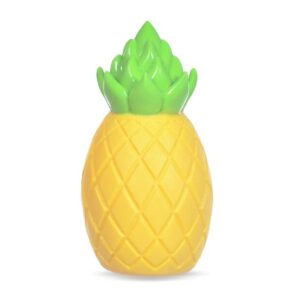 Wags And Wiggles Pineapple Floatable Tpr Dog Toy
