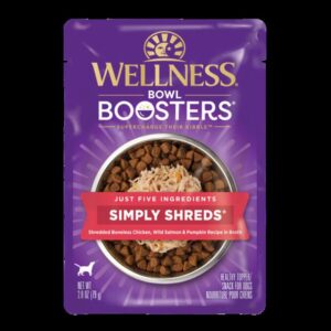 Wellness Bowl Boosters Wet Dog Food Mixer Topper Wild Salmon Pumpkin