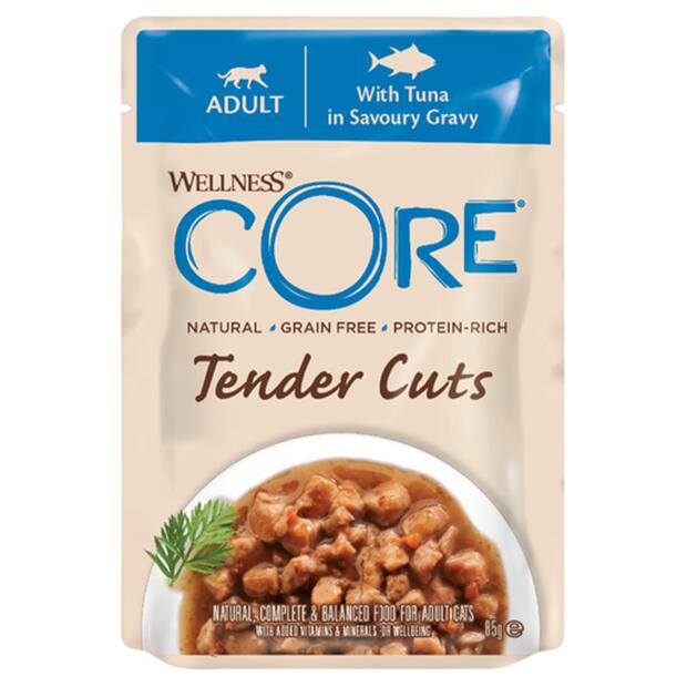 Wellness Core Tender Cuts With Tuna In Savoury Gravy Wet Cat Food