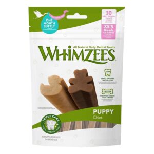 Whimzees Puppy Valuebag Dental Treats Xsmall Small 28's 1 Pack