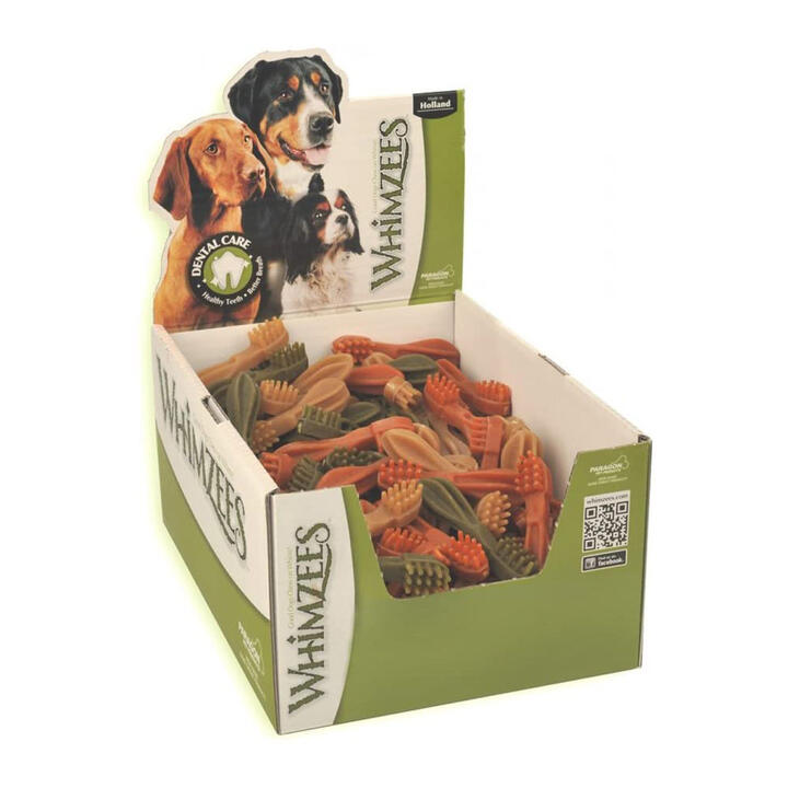 Whimzees Toothbrush Star Bulkbox Extra Small Dogs 350 Piece