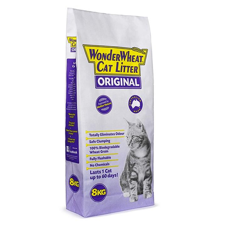 Wonder Wheat Cat Litter Original 8 Kg