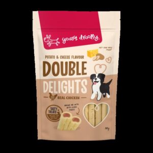 Yours Droolly Double Delights Potato And Cheese Dog Treats