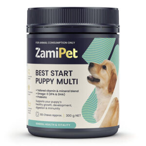 Zamipet Best Start Puppy Multi Vitamin Dog Chews 100 Chews