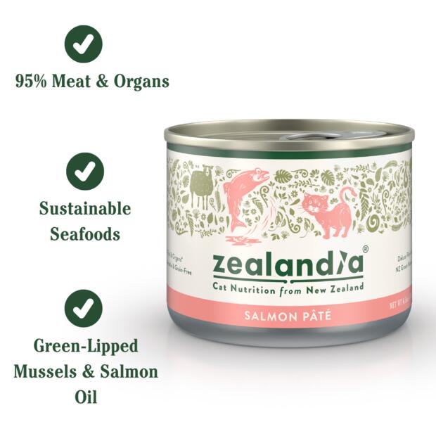 Zealandia Grain Free Salmon Pate Wet Cat Food