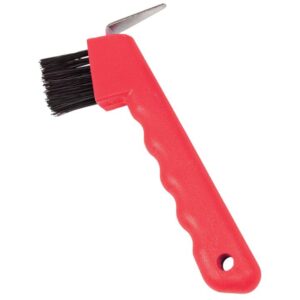 Zilco Deluxe Hoof Pick And Brush For Horse Grooming