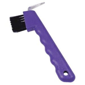 Zilco Deluxe Hoof Pick And Brush For Horse Grooming