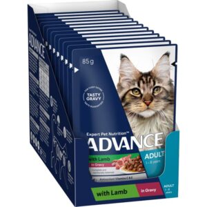 Advance Lamb In Gravy Adult Wet Cat Food Pouch